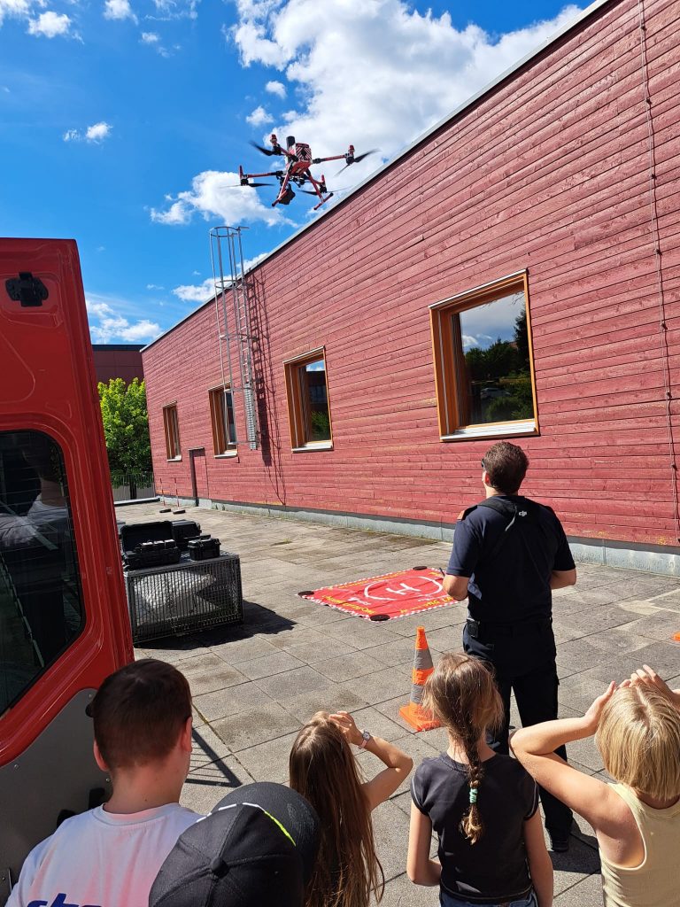 Befliegung der PV-Anlage mit einer Drohne